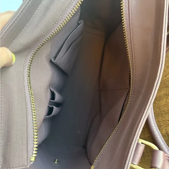 Dagne Dover Midi Tote Light Purple with gold accents cl - Picture 11 of 16